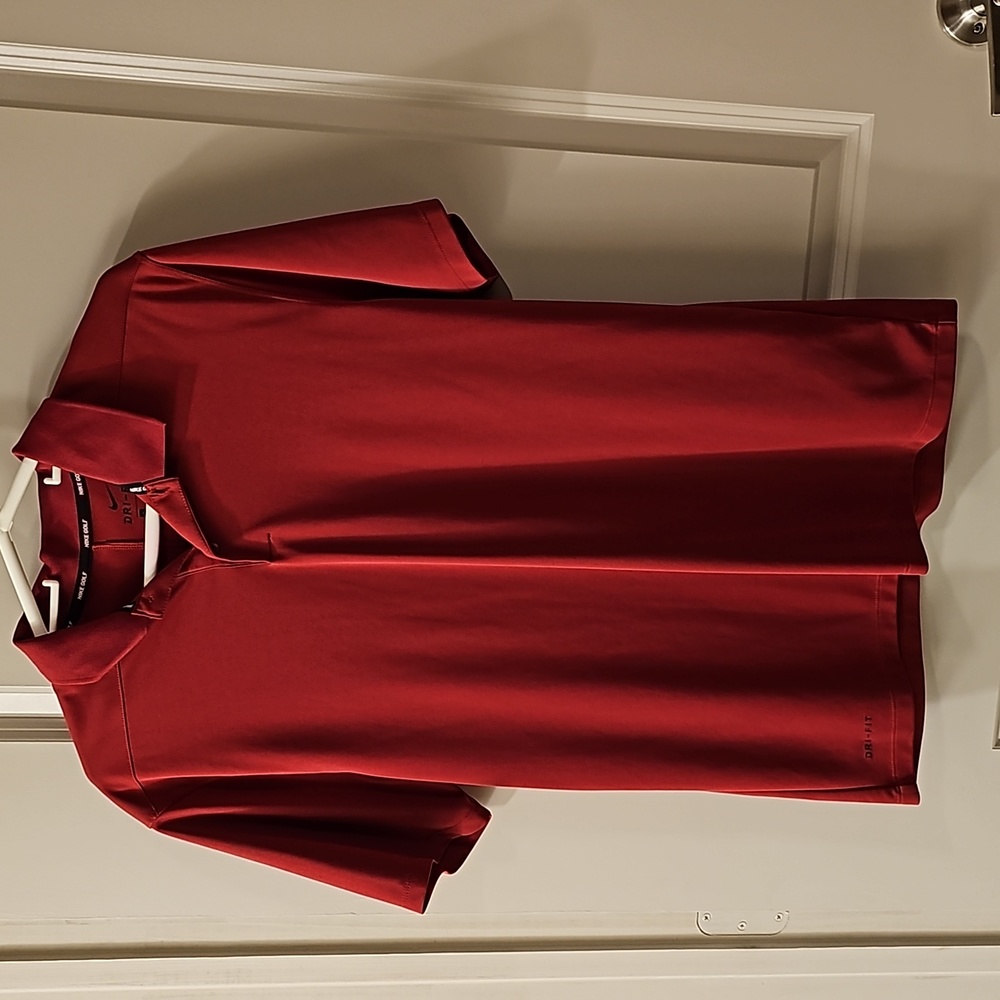 Dri Fit Red Nike Golf Polo